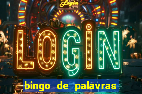 bingo de palavras de natal